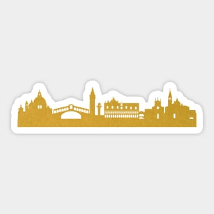 Golden Venice Sticker